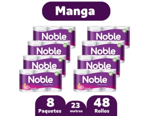 MANGA Papel Higiénico Noble 23mts x 6 rollo